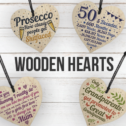 Red Ocean - Wooden Hearts