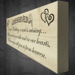 A Soul Is Missing Freestanding Wedding Memorial Plaque