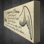 Christmas In Heaven Freestanding Decoration Memorial Plaque