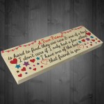 A True Friend Is Hard To Find freestanding Friendship Plaque