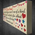 A True Friend Is Hard To Find freestanding Friendship Plaque