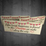 Happiness is Found in Friends Along The Way Freestanding Plaque