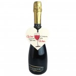 I Improve With Wine Novelty Wooden Hanging Heart Gift