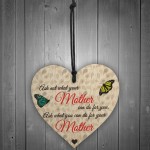 Can Do For Your Mother Wooden Hanging Heart Plaque