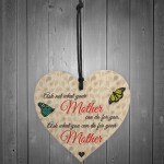 Can Do For Your Mother Wooden Hanging Heart Plaque