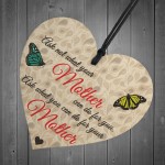 Can Do For Your Mother Wooden Hanging Heart Plaque