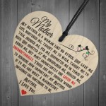 My Mother A Woman Like No Other Wooden Hanging Heart Plaque