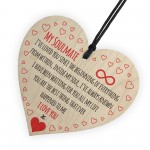 My Soulmate I Love You Wooden Hanging Heart Plaque