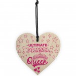 Ultimate Drama Queen Novelty Wooden Hanging Heart Plaque