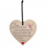 Personalised Friends Are The Sisters Wooden Hanging Heart
