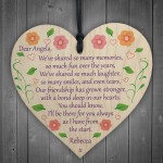 Always Be There For You Personalised Hanging Heart Gift Sign