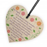 Always Be There For You Personalised Hanging Heart Gift Sign