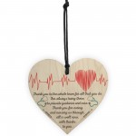 Thank You Is Well Now Doctors & Nurses Thank you Heart Gift Sign