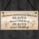  You Would Be Here If Heaven Wasn't Far Away Hanging Plaque Sign