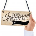 If You Instagram Hanging Chalkboard Wedding Decoration Plaque