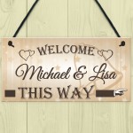 Personalised Wedding Welcome Sign 