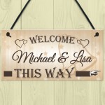 Personalised Wedding Welcome Sign 