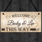 Personalised Wedding Welcome Sign 