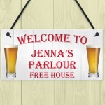 Personalised Pub Bar Hanging Plaque