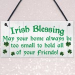 Irish Blessing Hanging Plaque