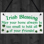 Irish Blessing Hanging Plaque