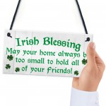 Irish Blessing Hanging Plaque