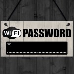 Wifi Password Chalkboard House Warming Gift Hanging Plaque