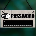 Wifi Password Chalkboard House Warming Gift Hanging Plaque