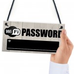 Wifi Password Chalkboard House Warming Gift Hanging Plaque