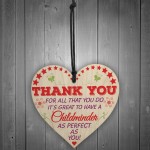 Childminder Perfect Thank You BabySitter Gift Hanging Plaque