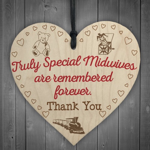 Special Midwives Remembered Thank You Gift Nurse Hanging Plaque