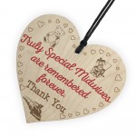 Special Midwives Remembered Thank You Gift Nurse Hanging Plaque