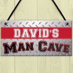 Personalised Man Cave Home Bar Garage Shed Gift Hanging Plaque