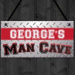 Personalised Man Cave Home Bar Garage Shed Gift Hanging Plaque