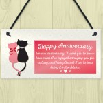 Anniversary Annoying Funny Marriage Couples Gift Hanging Plaque 