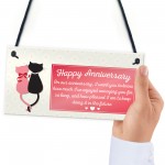 Anniversary Annoying Funny Marriage Couples Gift Hanging Plaque 