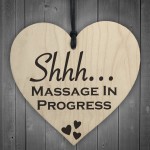 Massage Progress Do Not Disturb Friendship Gift Hanging Plaque 