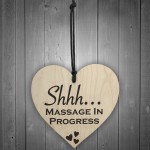 Massage Progress Do Not Disturb Friendship Gift Hanging Plaque 