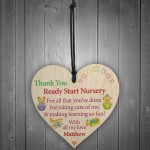 Personalised Thank You Nursery Teacher Gift Hanging Plaque 