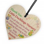 Personalised Thank You Nursery Teacher Gift Hanging Plaque 