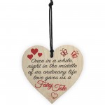 Fairy Tale Wedding Valentines Relationship Couple Hanging Plaque