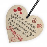 Fairy Tale Wedding Valentines Relationship Couple Hanging Plaque