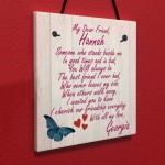 Personalised Cherish Friendship Best Friend Gift Hanging Plaque