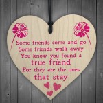 True Friend Poem Friendship Best Friends Gift Hanging Plaque