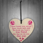 True Friend Poem Friendship Best Friends Gift Hanging Plaque