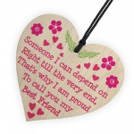 Depend On Best Friend Friendship Home Family Gift Hanging Plaque