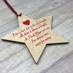 Star In The Sky Memorial Bereavement Grief Gift Hanging Plaque