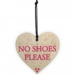 No Shoes Please Remove Trainers Home Carpet Gift Hanging Plaque