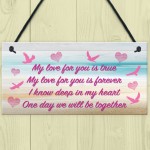 Love For You Memorial Loving Memory Heaven Gift Hanging Plaque