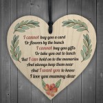 Mum Memorial Hanging Heart Love Sign Mothers Day Gifts Plaque